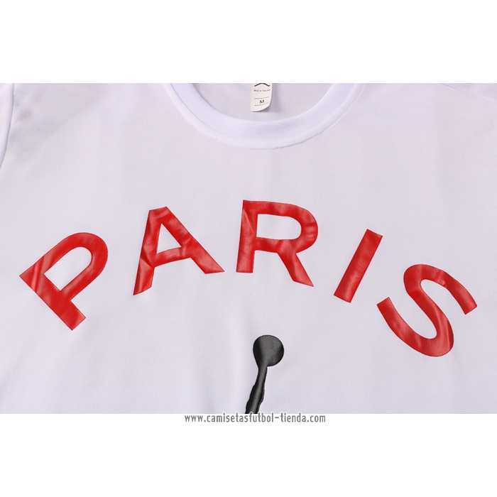 Chandal del Paris Saint-Germain 2021 2022 Manga Corta Blanco